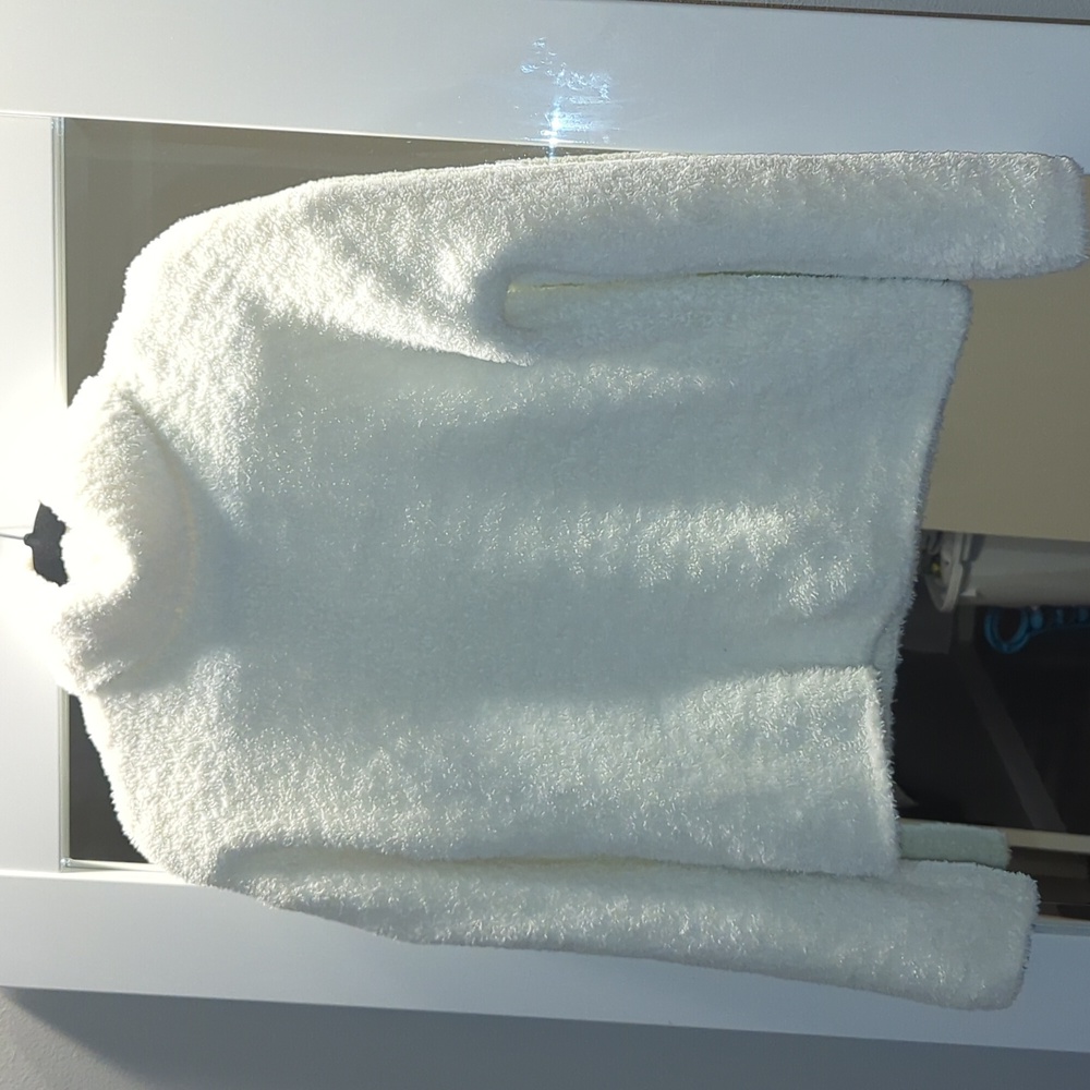 Hooked Up Cowl Neck Sweater (White)